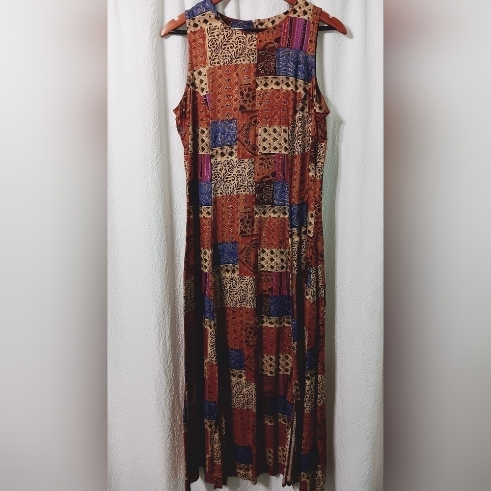 3 X$25  Vintage Coco blanco Pach Floral print Dress Size 10